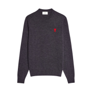 AMI de Coeur Wool Knit Heather Grey