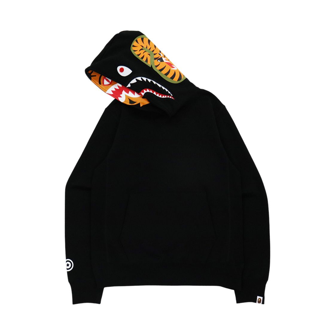 베이프 샤크 인사이드 타이거 풀오버 블랙(BAPE Shark Inside Tiger Pullover Black) - 2