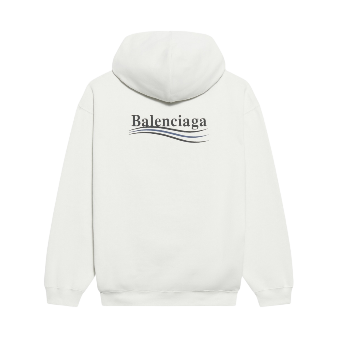 발렌시아가 폴리티컬 캠페인 미디움 핏 후드 화이트(Balenciaga Political Campaign Medium Fit Hoodie White) - 2