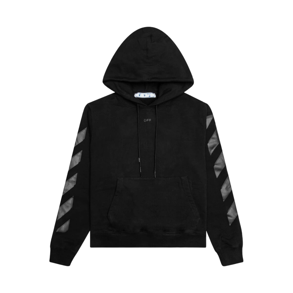 오프화이트 러버 애로우 슬림 후드 블랙(Off-White Rubber Arrow Slim Hoodie Black) - 2