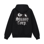 Stussy 8 Ball Corp Hoodie Black