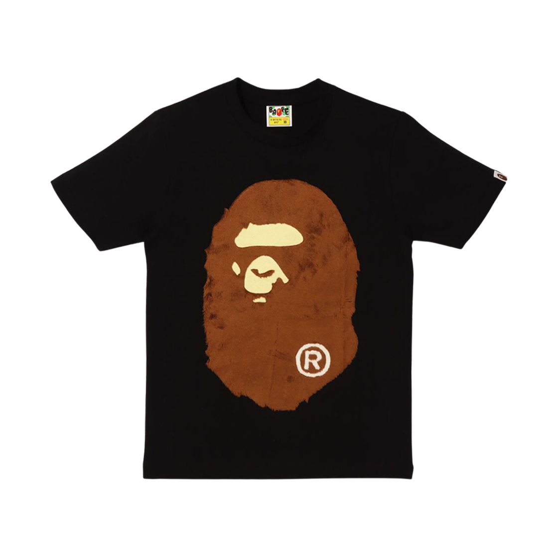(W) 베이프 보아 빅 에이프 헤드 티셔츠 블랙((W) BAPE Boa Big Ape Head T-Shirt Black) - 1