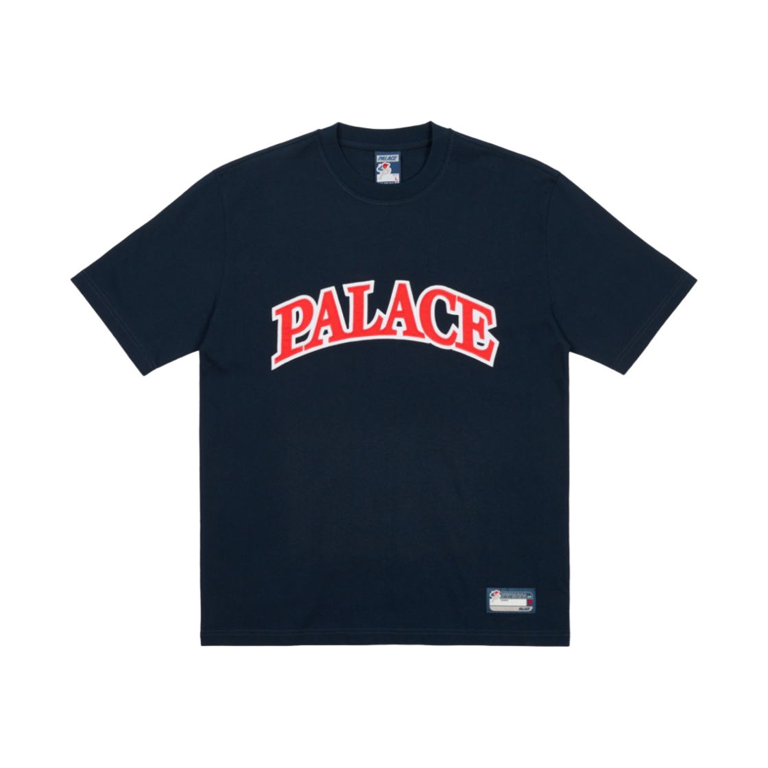 팔라스 아크 아플리케 티셔츠 네이비 - 24SS