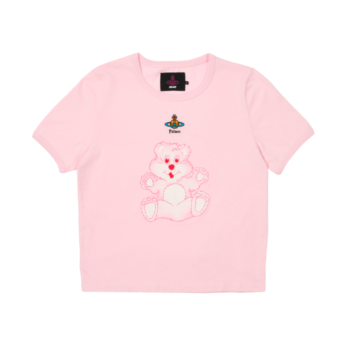 (W) 팔라스 x 비비안 웨스트우드 베이비 티셔츠 핑크 - 24FW((W) Palace x Vivienne Westwood Baby T-Shirt Pink - 24FW) - 1