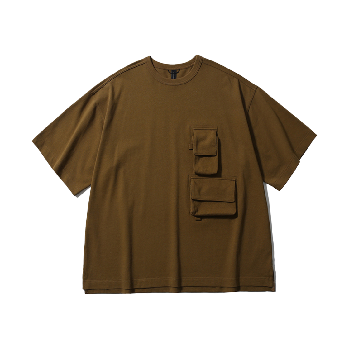 [SS25] 모이프 매거진 포켓 H/S 티셔츠 코요테 탄