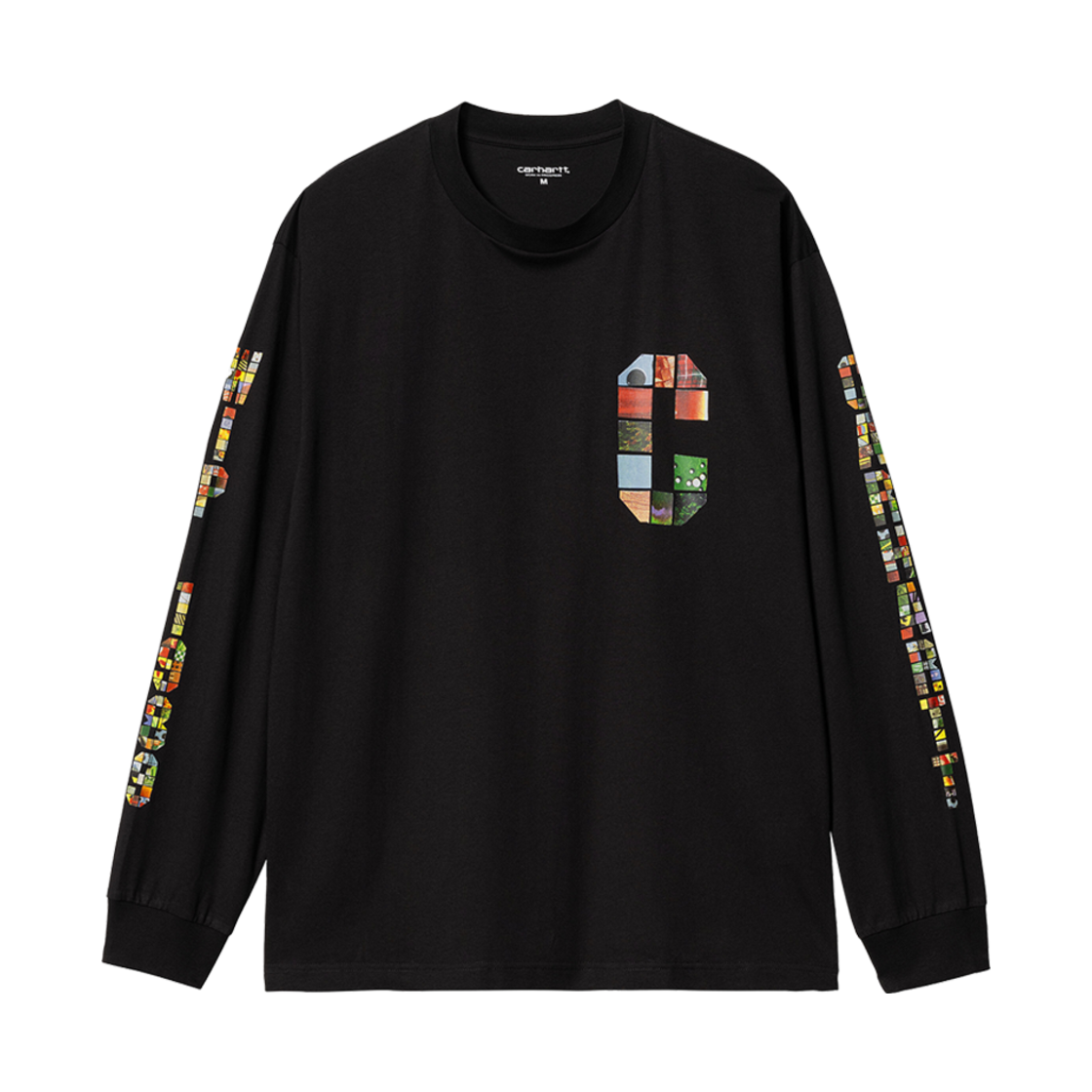 I033674-89-XX Carhartt WIP Long Sleeve Machine 89 T-Shirt Black