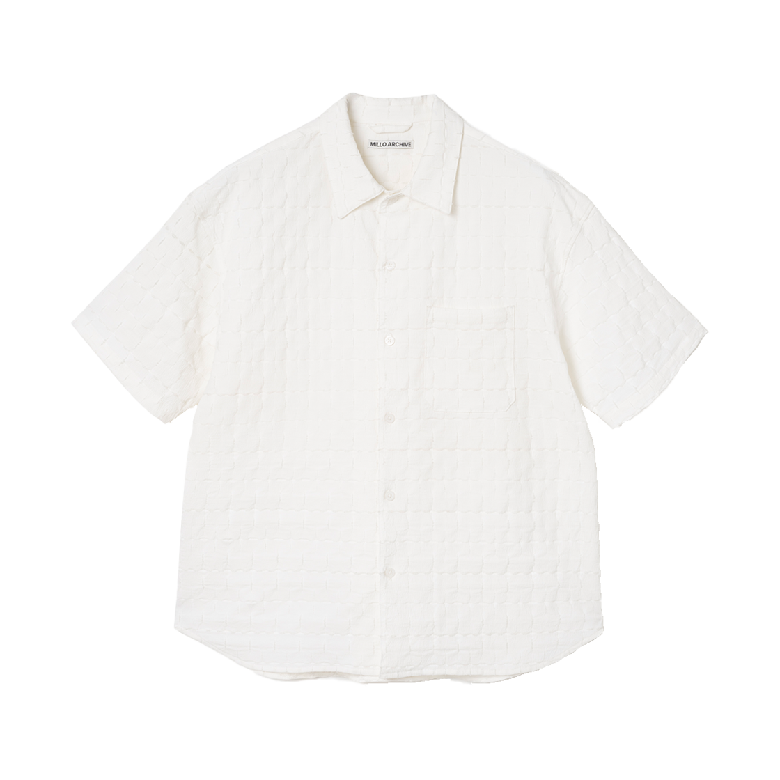 밀로 아카이브 브리즈 크로스 셔츠 화이트