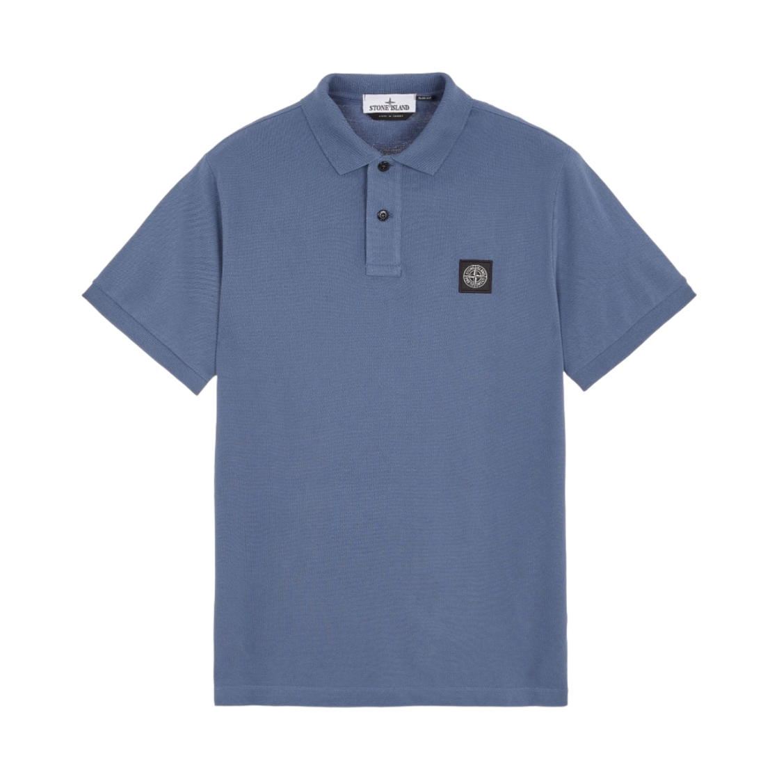 스톤 아일랜드 2SC17 스트레치 코튼 피케 폴로 셔츠 아비오 블루 - 23SS(Stone Island 2SC17 Stretch Cotton Pique Polo Shirt Avio Blue - 23SS) - 1