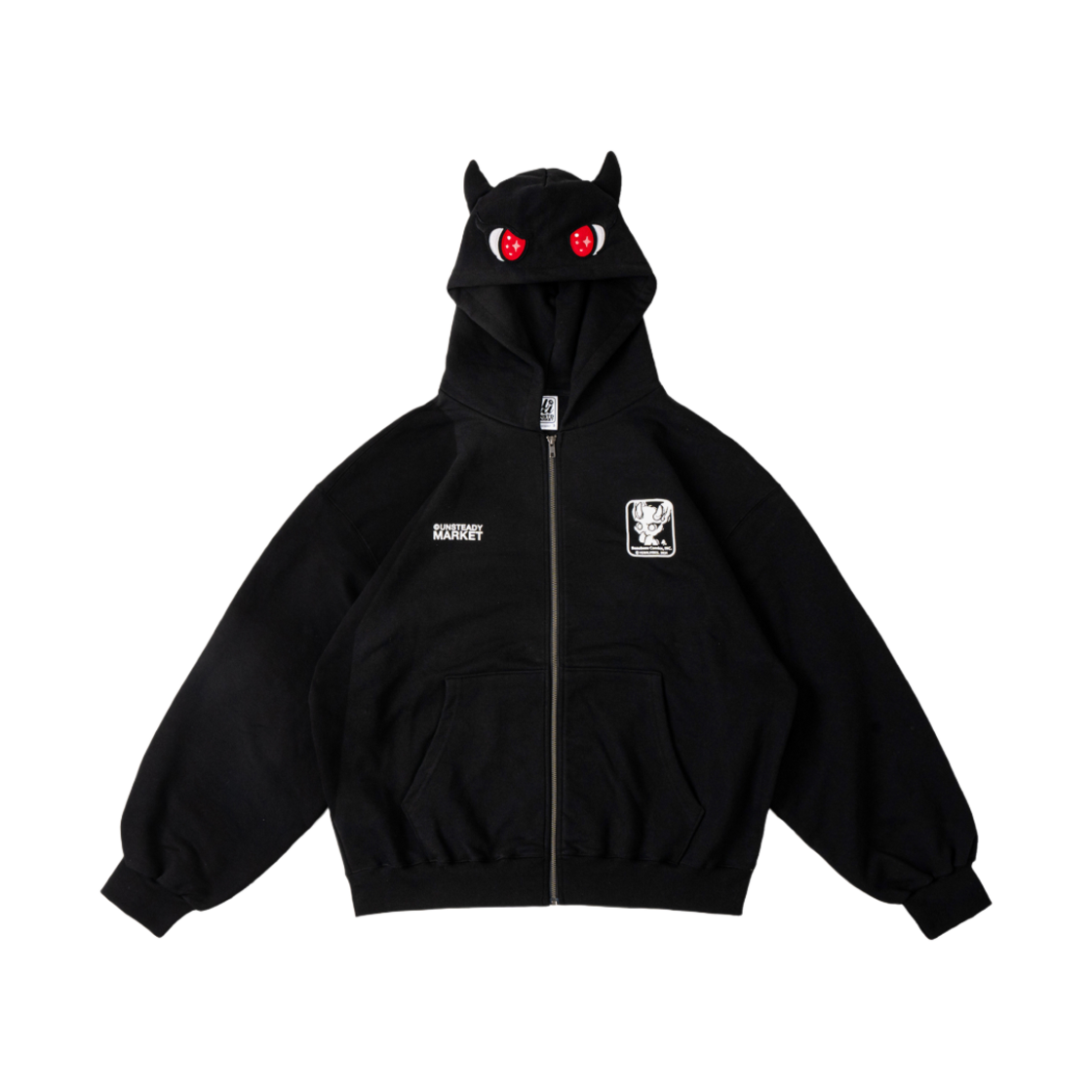 USMHD01 [예약 배송] Unsteady Market YERIN x USM Beaubeau Zip-Up Hoodie