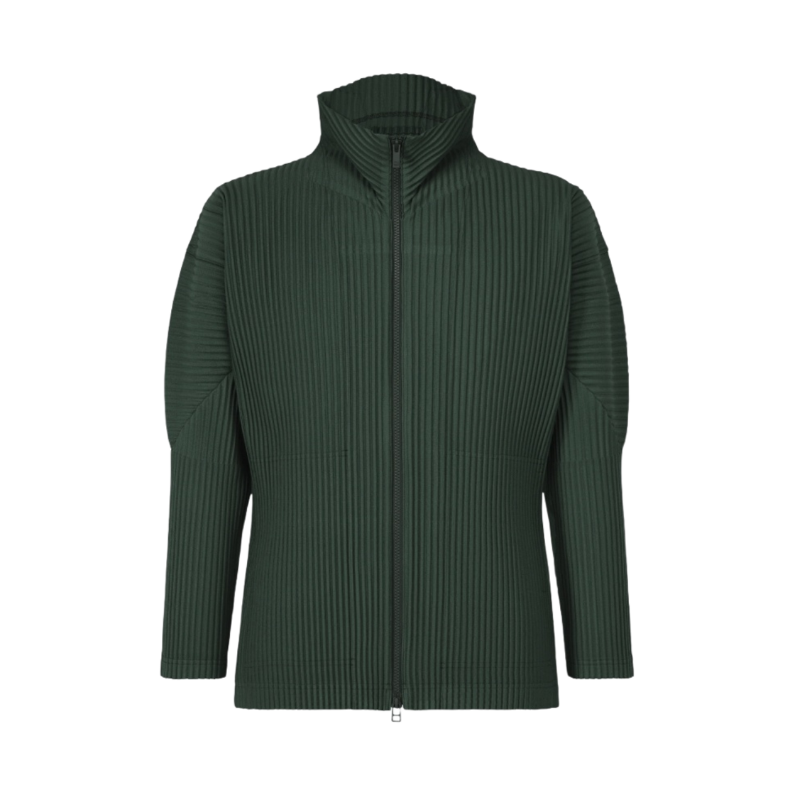 옴므 플리세 이세이 미야케 컬러 플리츠 집업 셔츠 딥 그린(Homme Plisse Issey Miyake Color Pleats Zip Up Shirt Deep Green)