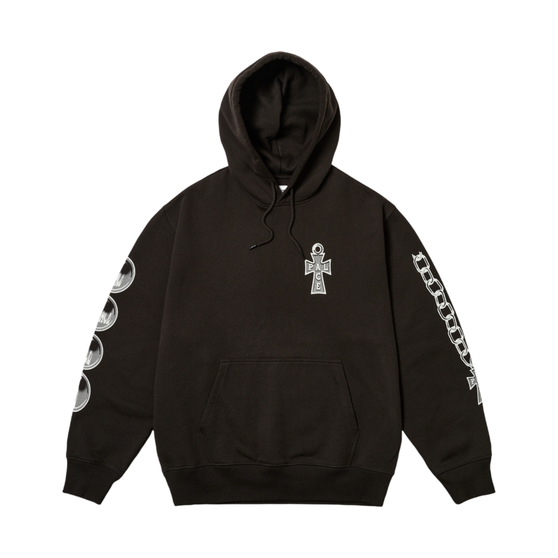 팔라스 위자드 슬리브 후드 블랙 - 25SS(Palace Wizard Sleeves Hood Black - 25SS) - 2
