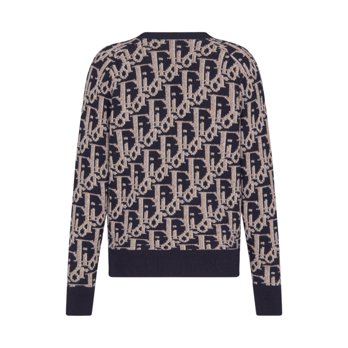 디올 오블리크 가디건 네이비 블루 울 자카드(Dior Oblique Cardigan Navy Blue Wool Jacquard) - 2