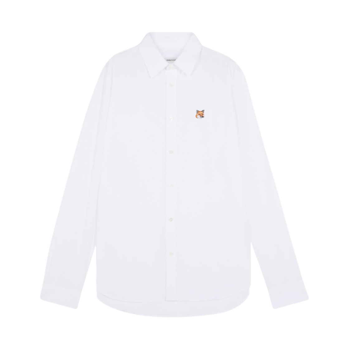 메종 키츠네 폭스 헤드 클래식 셔츠 화이트(Maison Kitsune Fox Head Classic Shirt White) - 1
