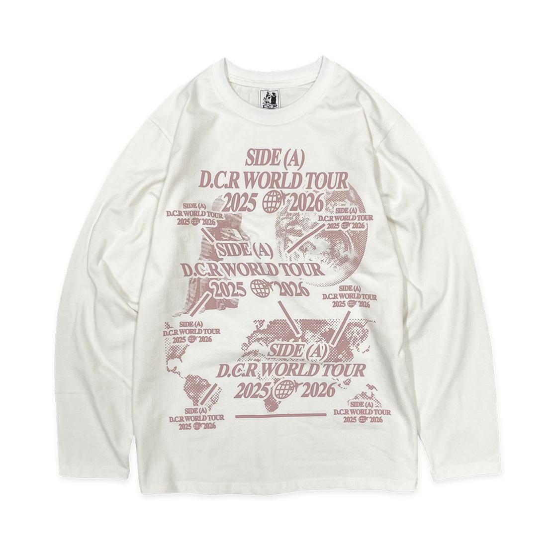 디파이클럽로버스 월드투어 인디핑크(DEFYCLUBROBBERS World Tour LS T-Shirt Indi Pink) - 1