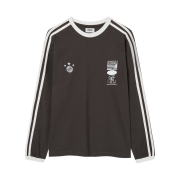 AEAE Athlete Stripe L/s Charcoal