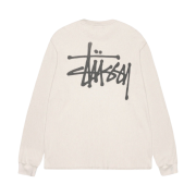 Stussy Basic Stock Thermal LS T-Shirt Bone