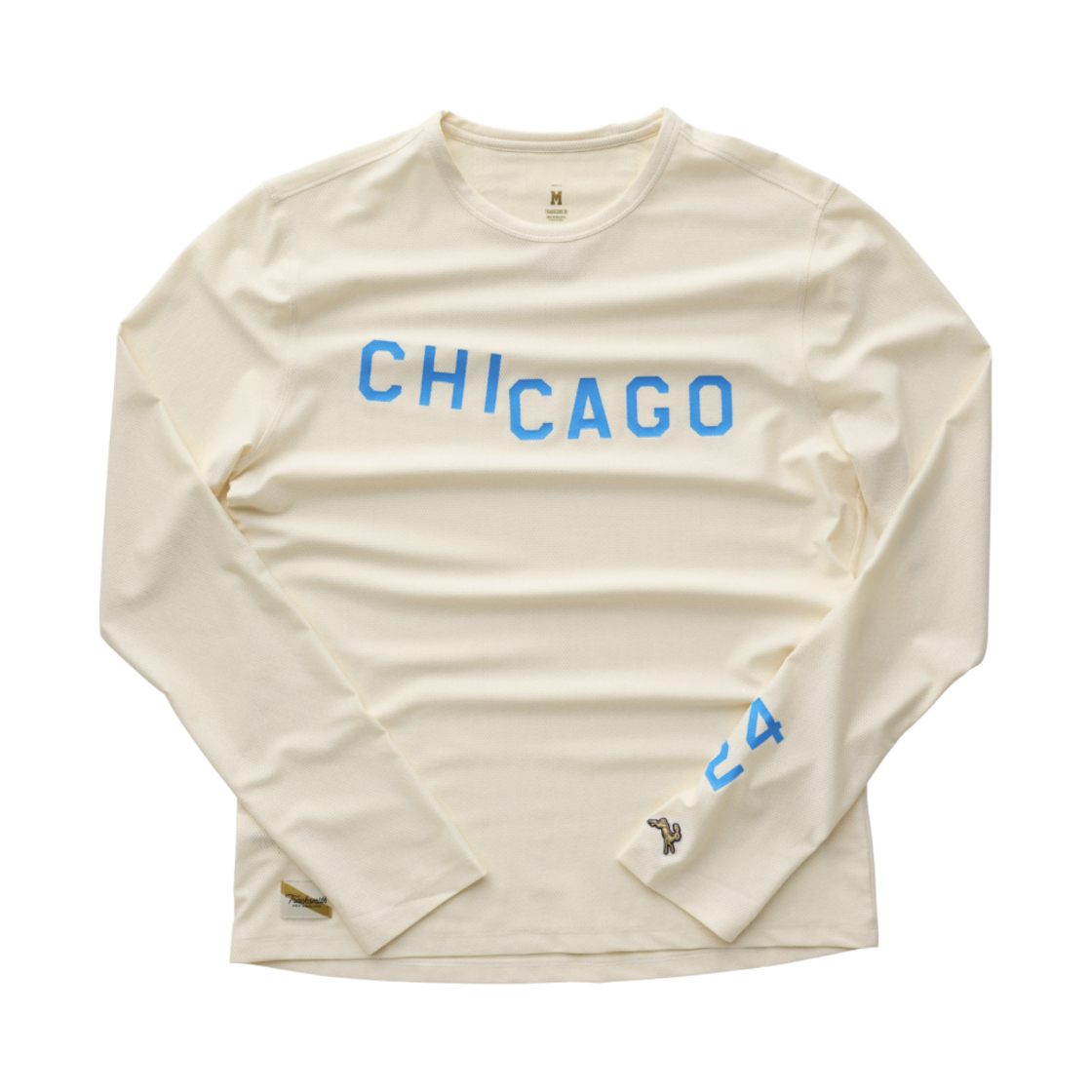 MT2232 Tracksmith Chicago Long Sleeve Ivory