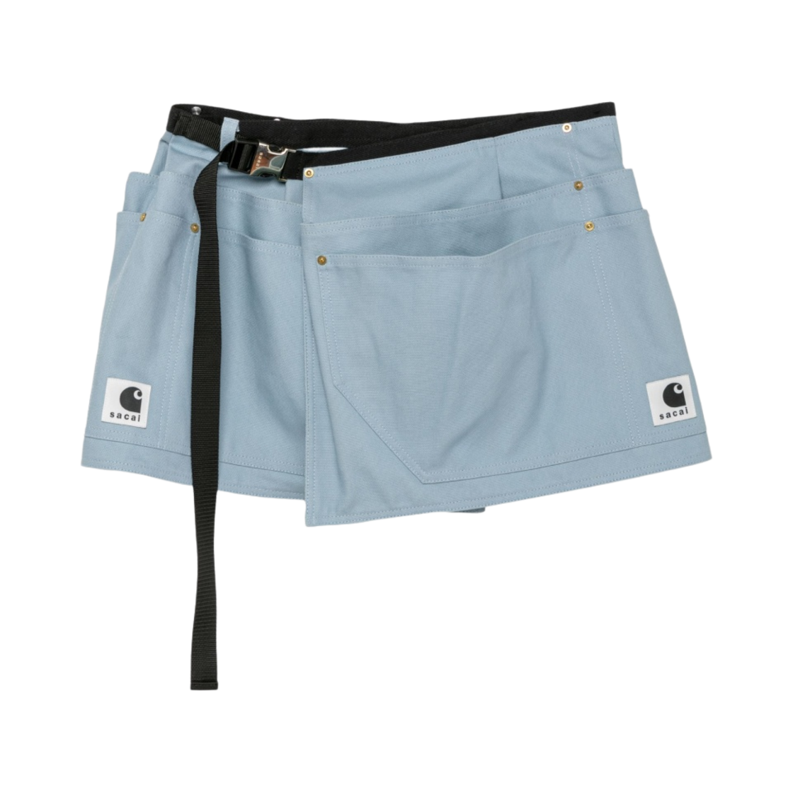 (W) 사카이 x 칼하트 WIP 에이프런 라이트 블루((W) Sacai x Carhartt WIP Apron Light Blue) - 1