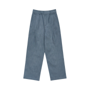 Amomento Straight Wide Fit Denim Blue