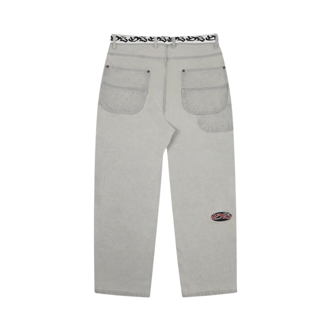 P000BGBK Yardsale Boss Trousers Silver