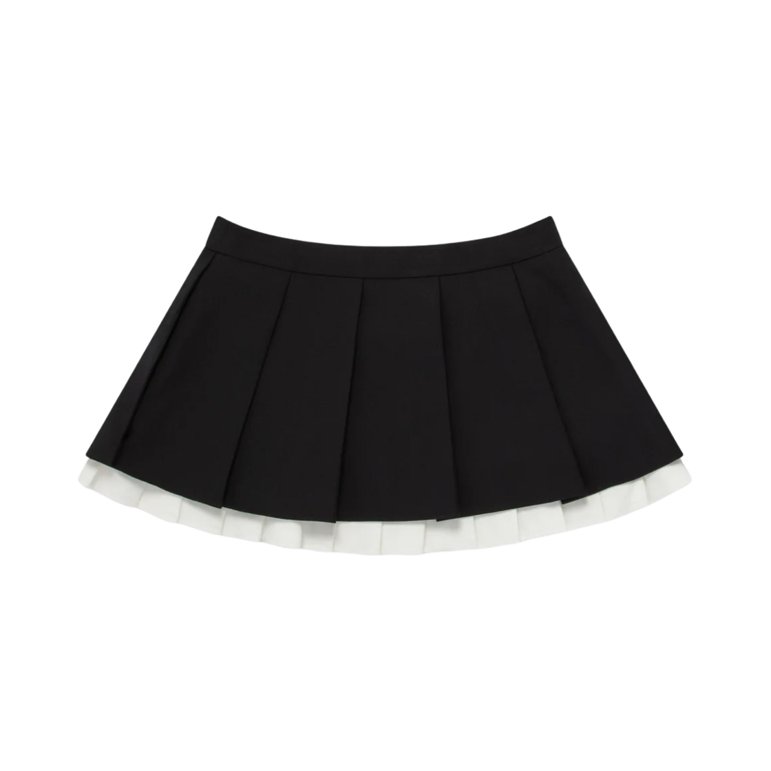 MWDCSK02 (W) Shushu/Tong Ruffled Pleat Short Skirt Black