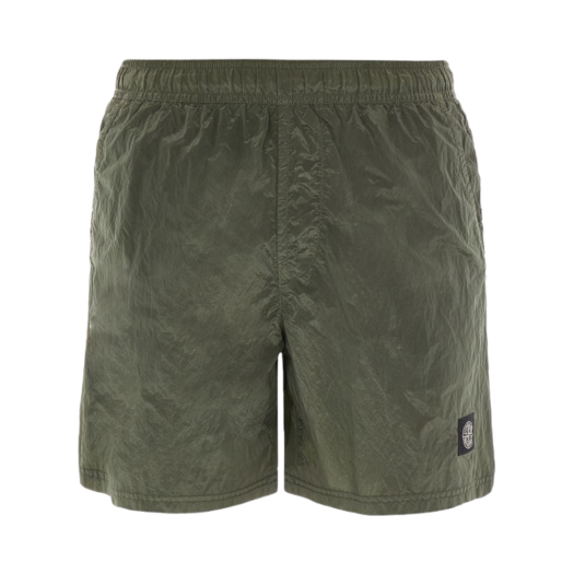 Stone Island B0943 Nylon Metal Swimming Trunk Olive - 21FW