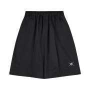 Yunse Women Wide Half Pants Black