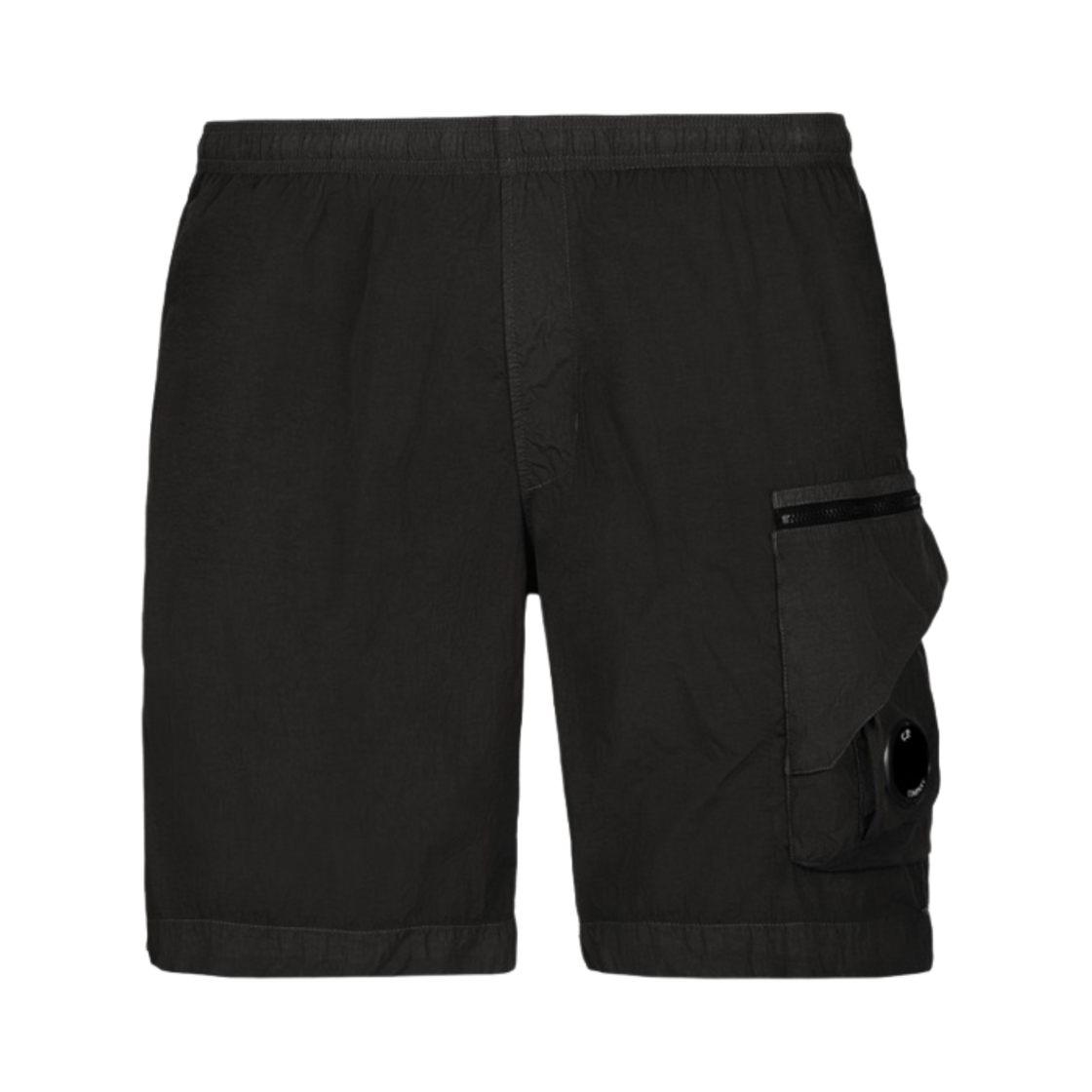 14CMBW215A006369G999 C.P. Company Eco-Chrome R Utility Swim Shorts Black