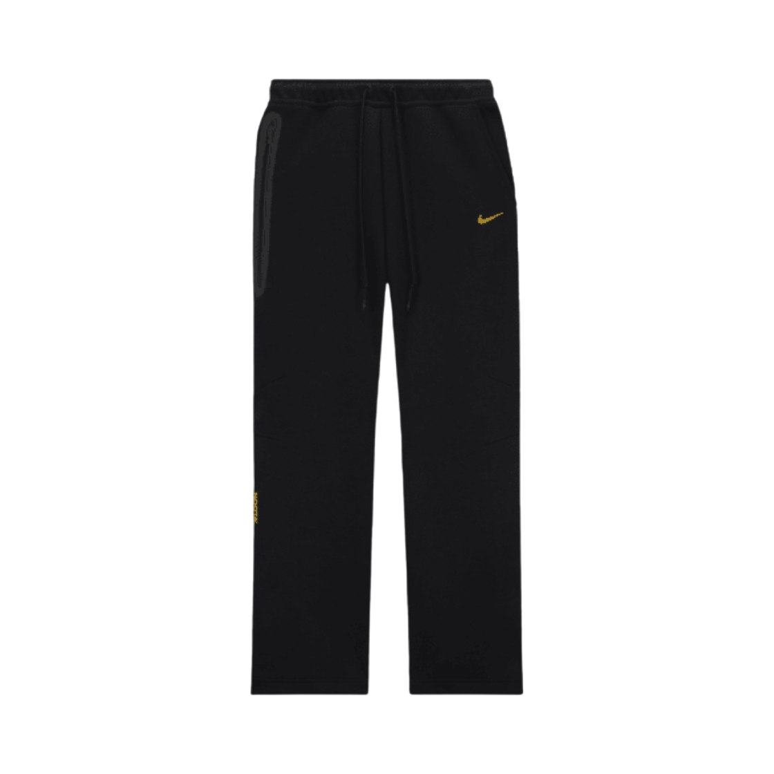 나이키 x 드레이크 녹타 테크 플리스 오픈 헴 팬츠 블랙 (FD8460-010)(Nike x Drake Nocta Tech Fleece Open Hem Pants Black (FD8460-010))