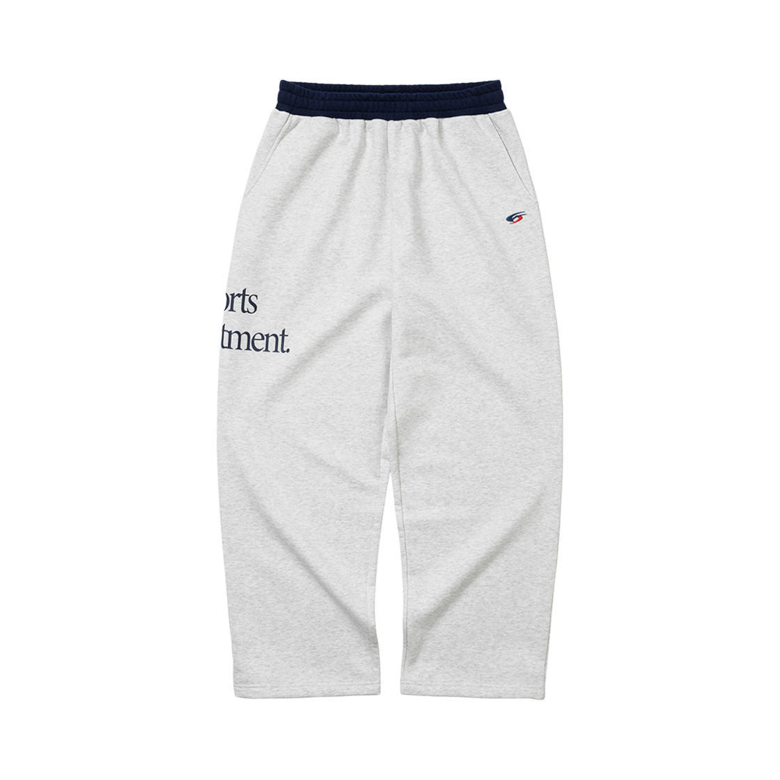 스포츠뎁트 빅로고 배색 스웻팬츠 오트밀(Sports Dept Big Logo Coloring Sweat Pants Oatmeal)