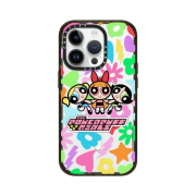Casetify x The Powerpuff Girls iPhone Icons Magsafe Impact Case Clear Black