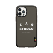 Casetify x IAB Studio iPhone Logo Case Sheer Double Black