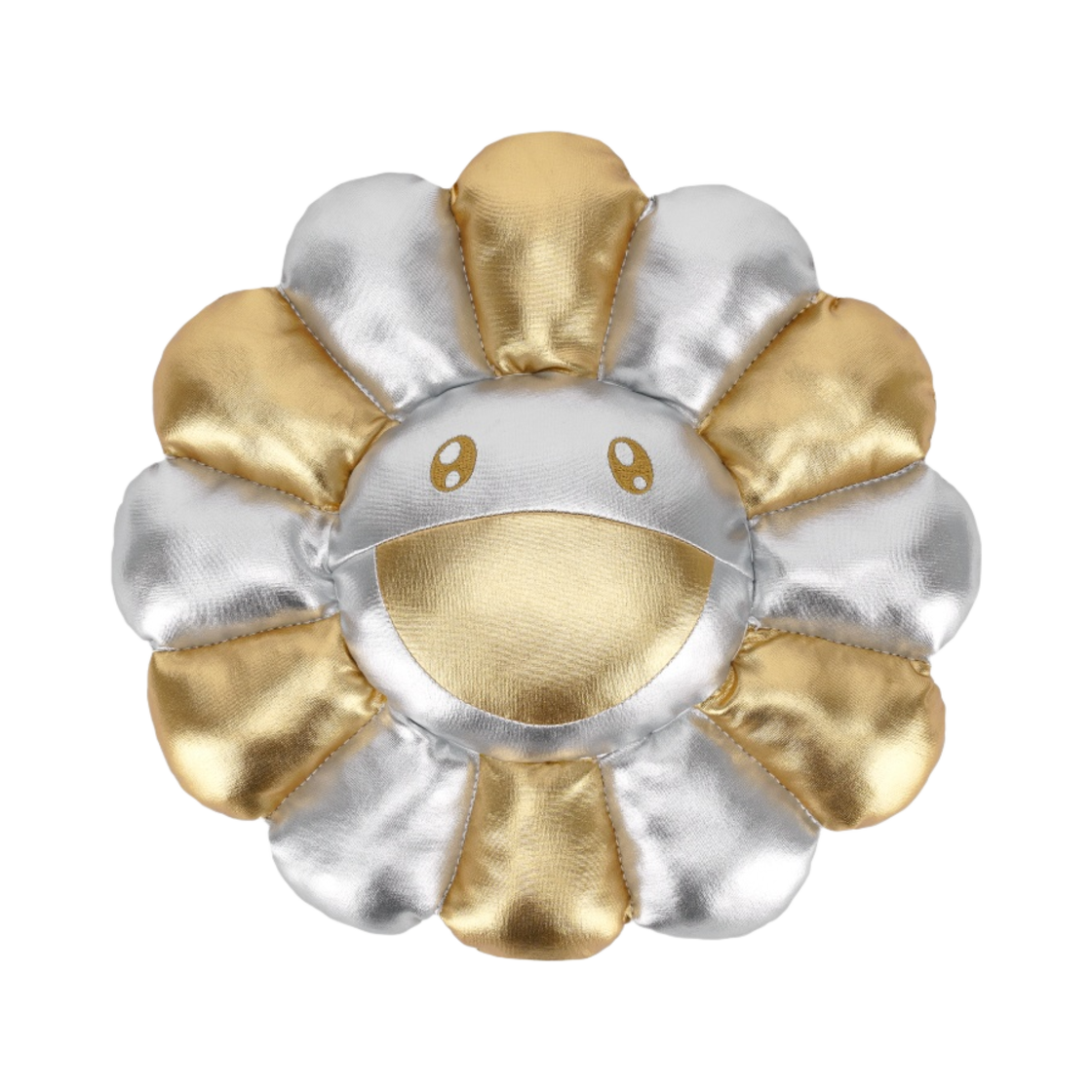 카이카이키키 플라워 쿠션 30cm 골드 실버(Kaikai Kiki Flower Cushion 30cm Gold Silver)