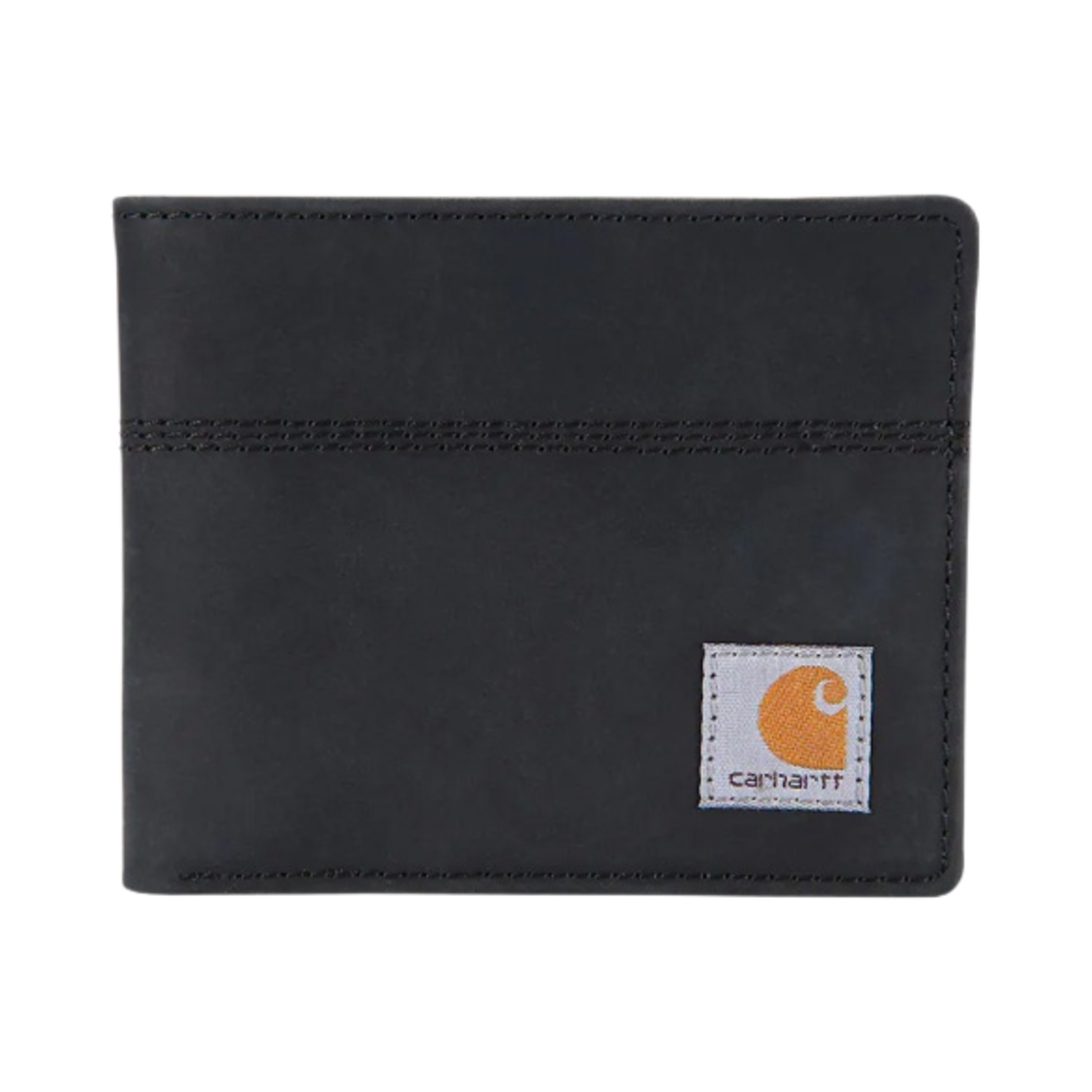 B0000207-00199 Carhartt Saddle Leather Bifold Wallet Black