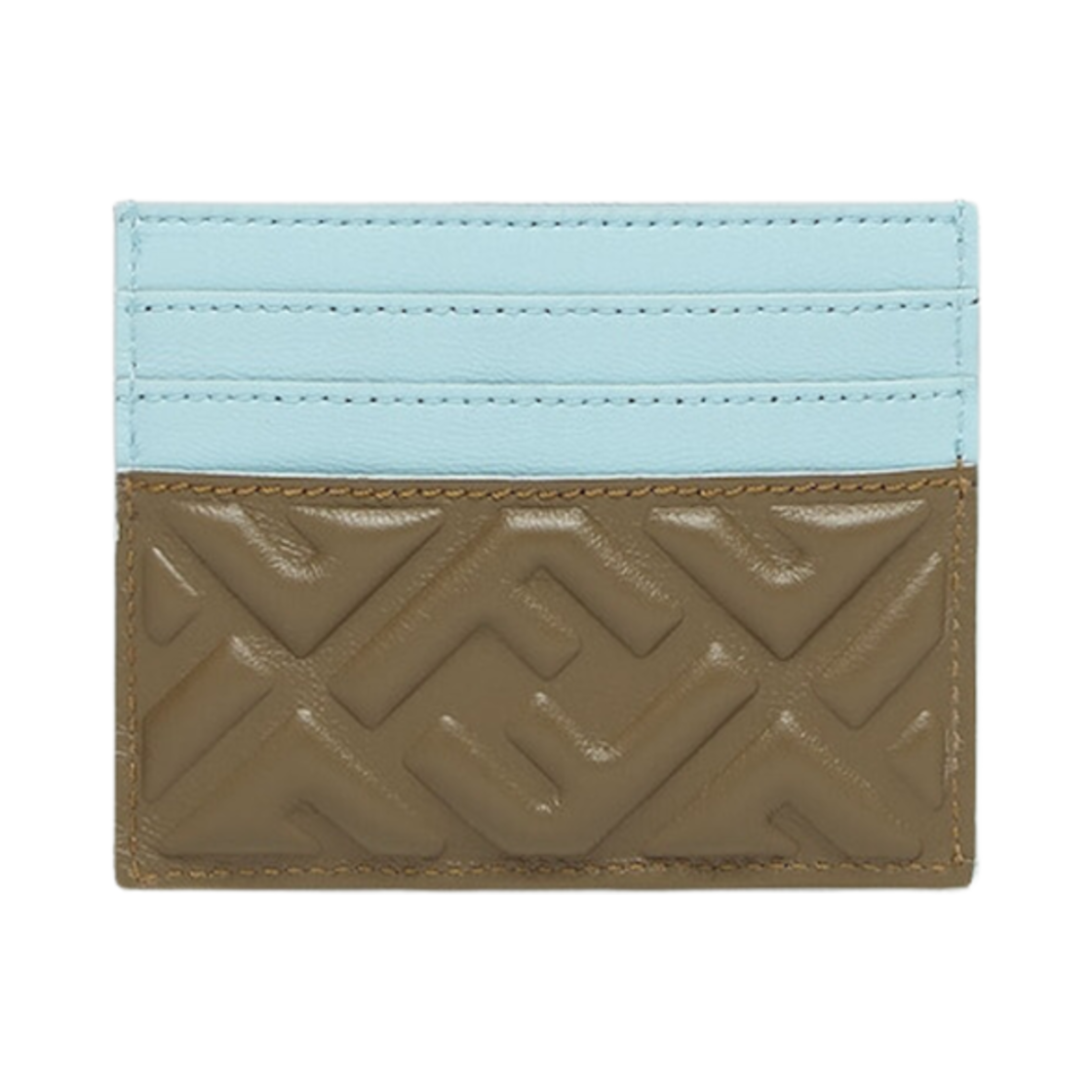 8M0445AT00F1PQH Fendi Baguette Card Case Green