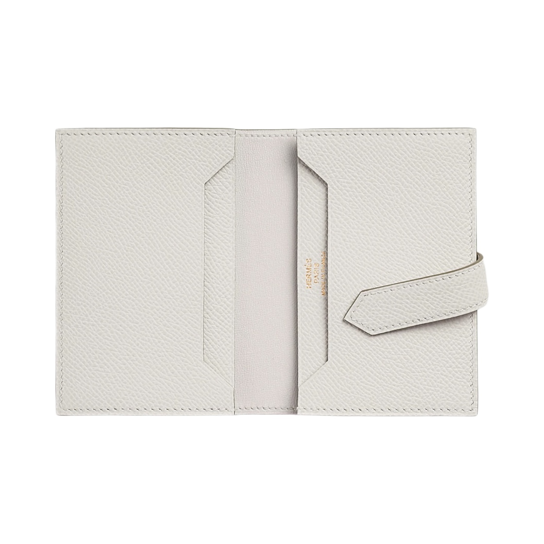 에르메스 베안 카드 홀더 앱송 & 골드 하드웨어 그리 빨(Hermes Bearn Card Holder Epsom & Gold Gris Pale) - 2