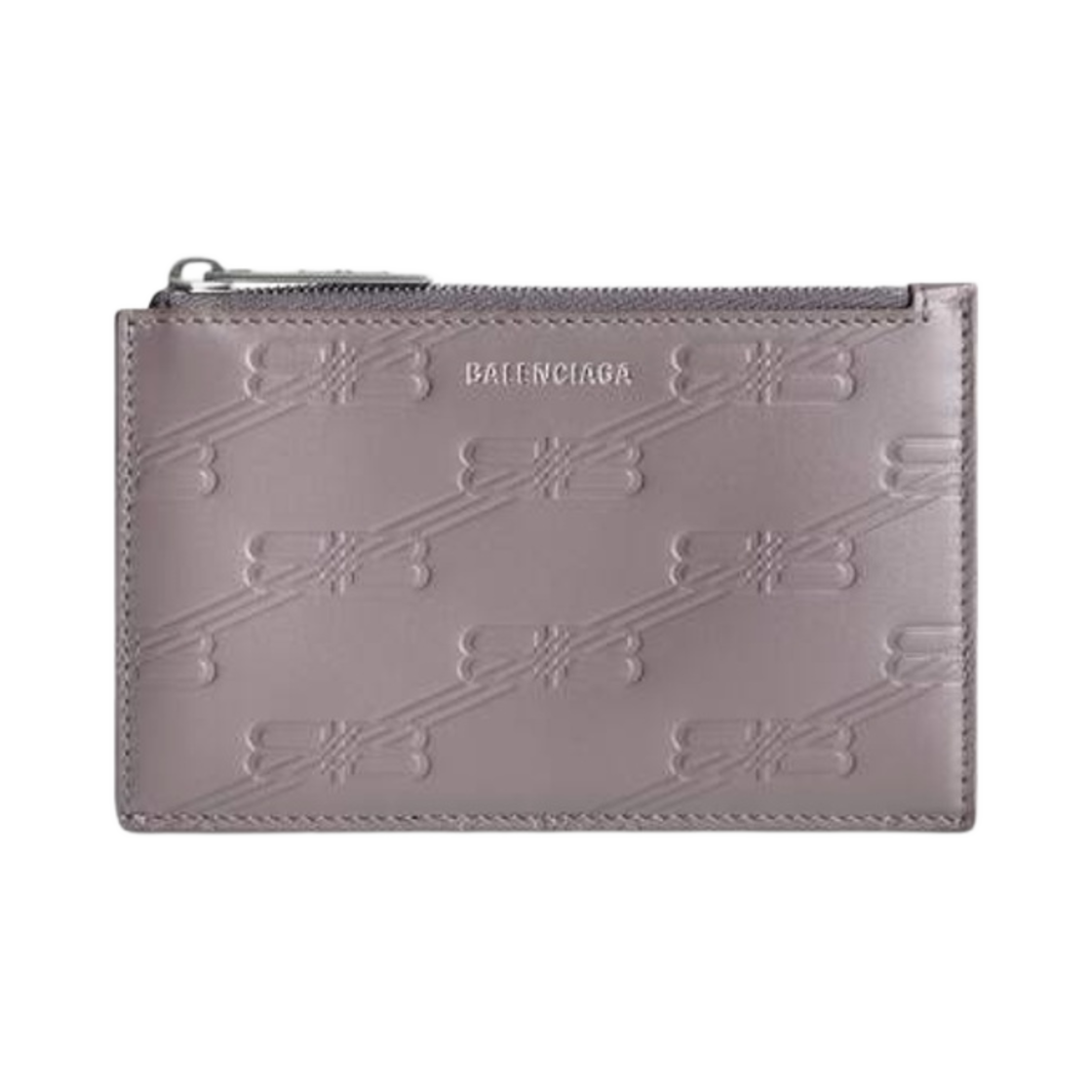 발렌시아가 엠보스 모노그램 롱 코인 앤 카드 홀더 박스 다크 그레이(Balenciaga Embossed Monogram Long Coin and Card Holder Box Dark Grey) - 1
