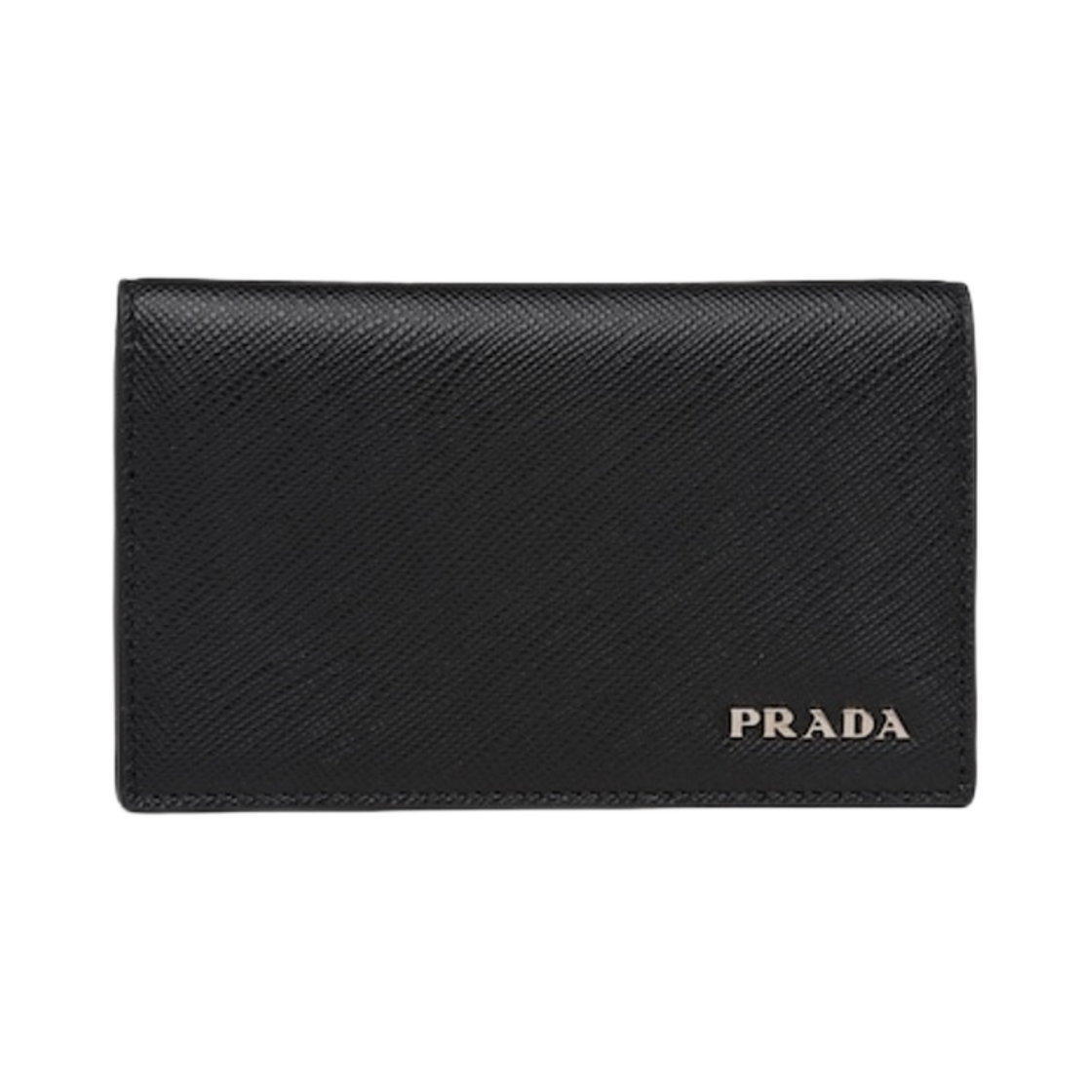 프라다 사피아노 레더 카드 홀더 블랙(Prada Saffiano Leather Card Holder Black) - 1