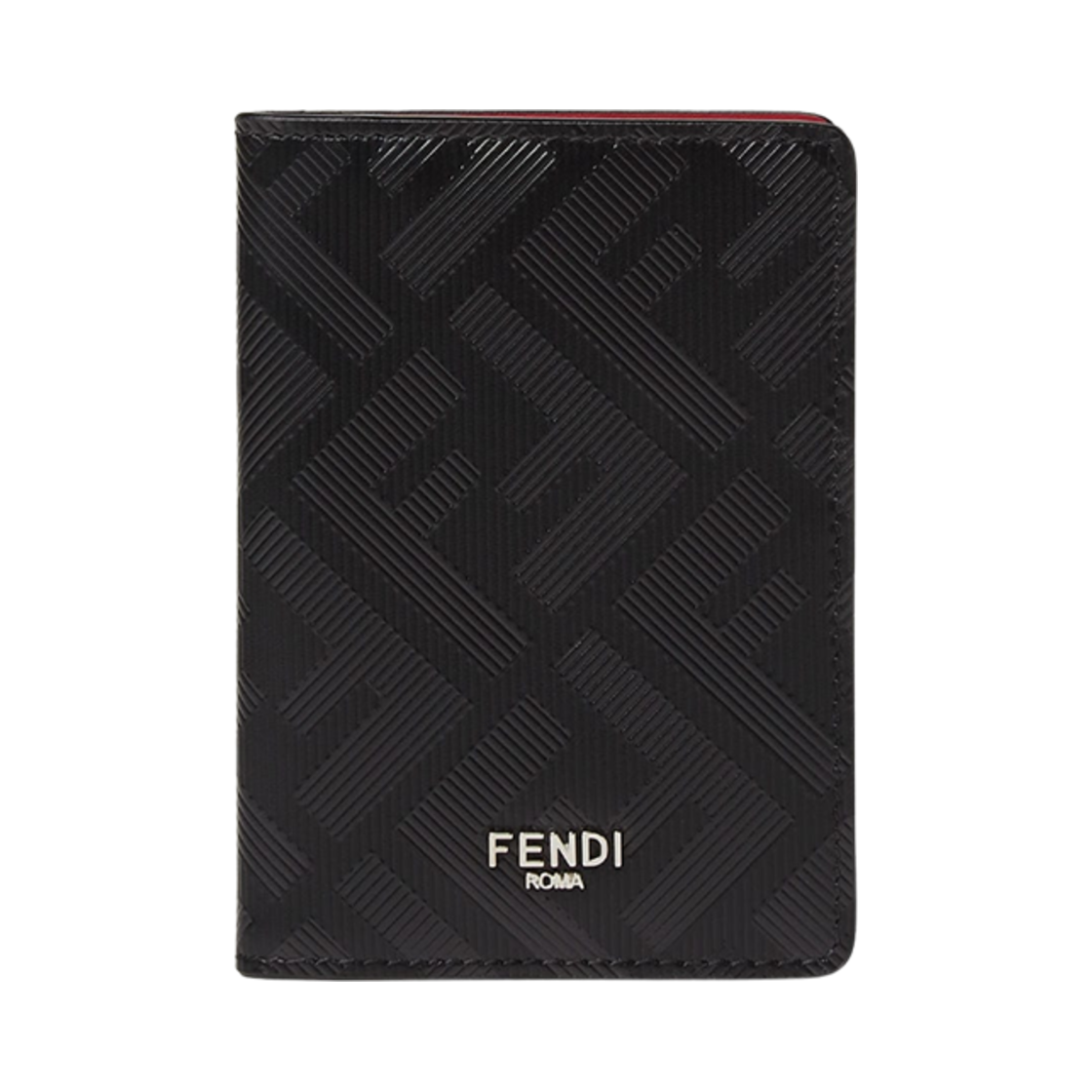 펜디 쉐도우 레더 카드 홀더 블랙(Fendi Shadow Leather Card Holder Black)