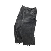 Nonnod Double Knee Cover Pants Vintage Black