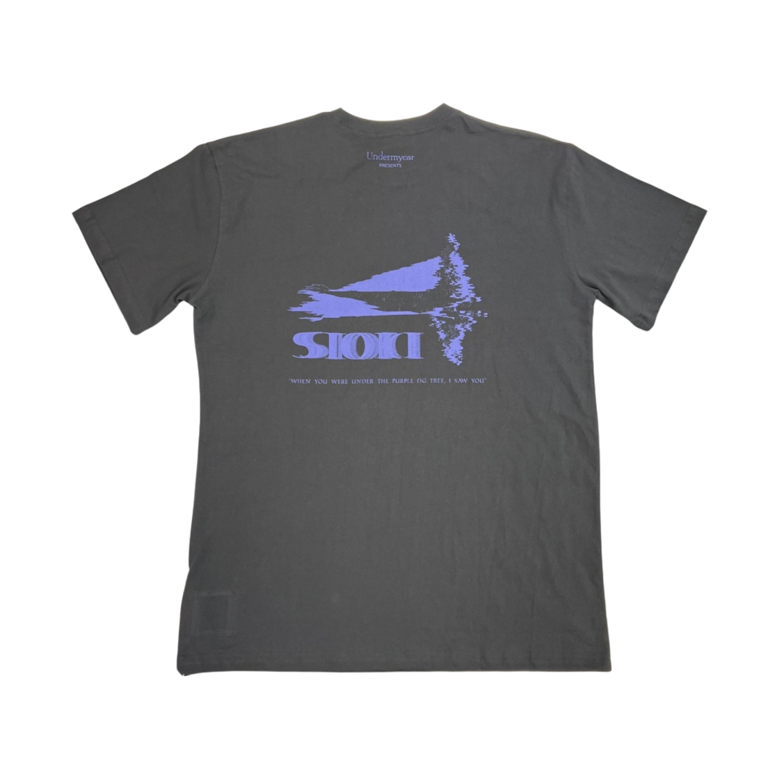 언더마이카 시오키 퍼플우드 티셔츠 쉐도우 퍼플 - 22SS