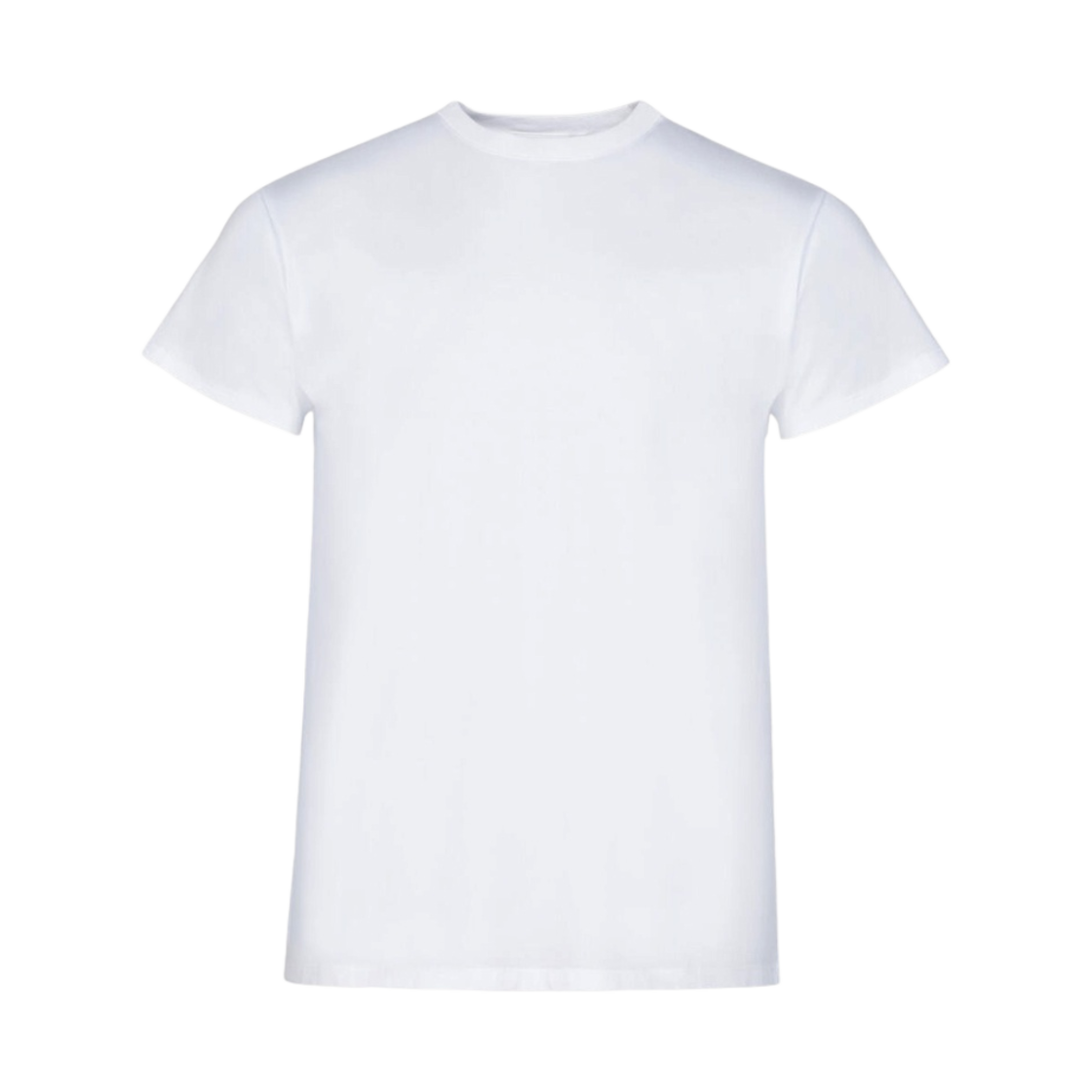 (W) 메종 마르지엘라 저지 티셔츠 화이트((W) Maison Margiela Jersey T-Shirt White) - 1