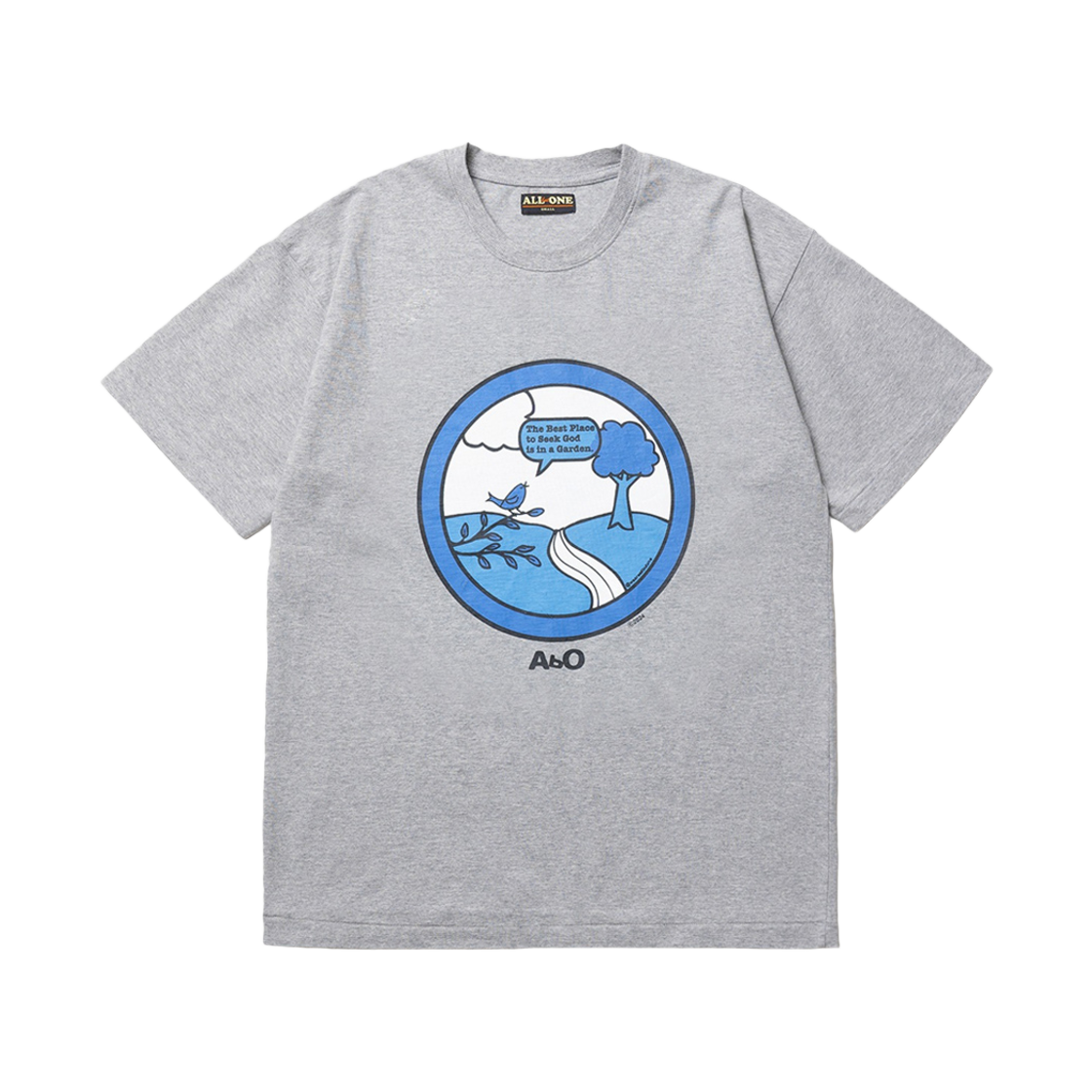 에이비오 가든 티 멜란지 그레이(ABO Garden Tee Melange Gray)