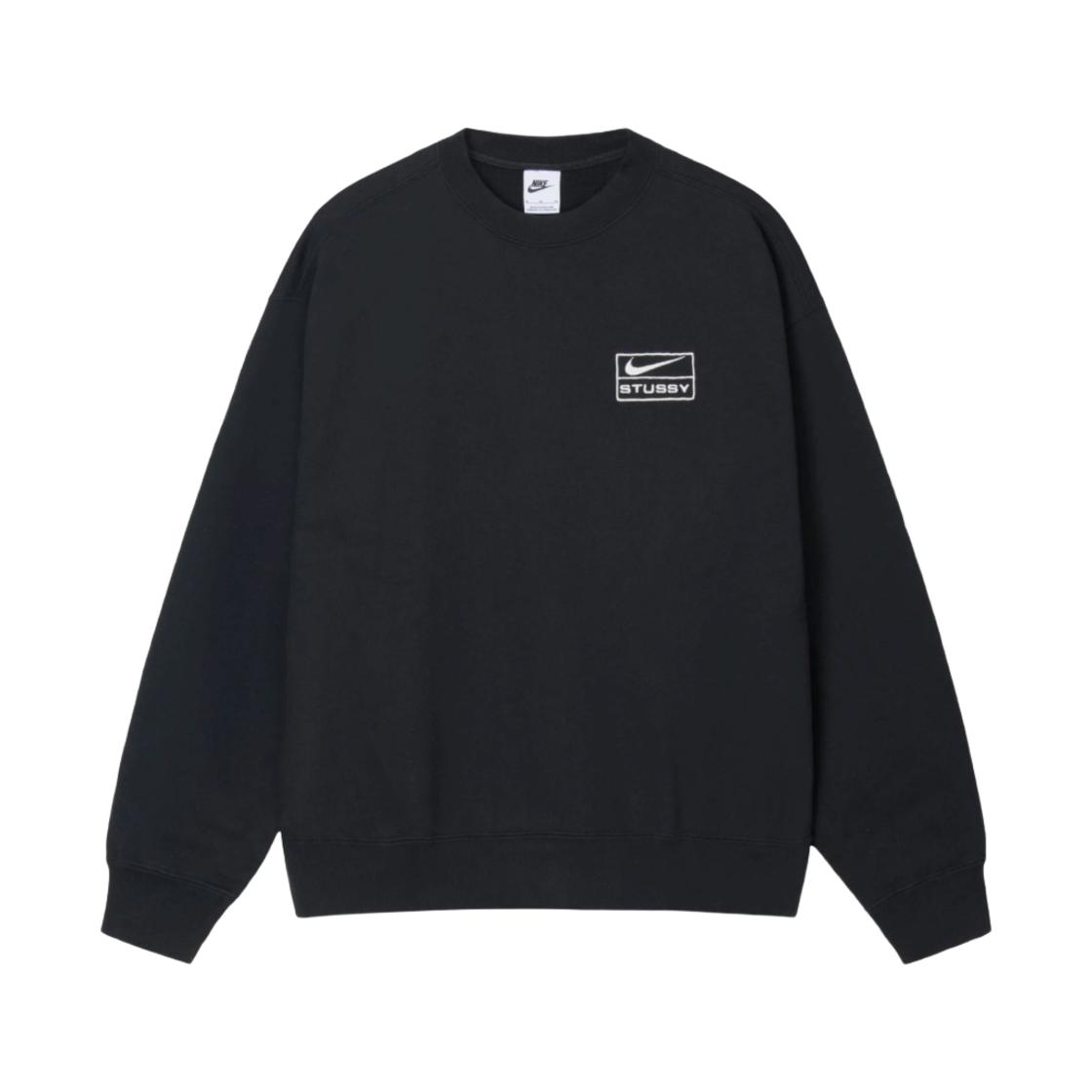 DO5310-010 Nike x Stussy NRG Washed Fleece Crewneck Black (DO5310-010)