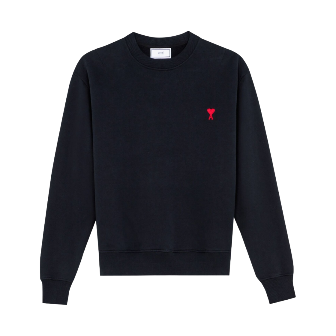 아미 스몰 하트 로고 스웨트셔츠 블랙(AMI de Coeur Sweatshirt Black)
