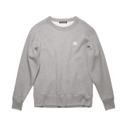 Acne Studios Fairview Face Crewneck Sweatshirt Light Grey Melange