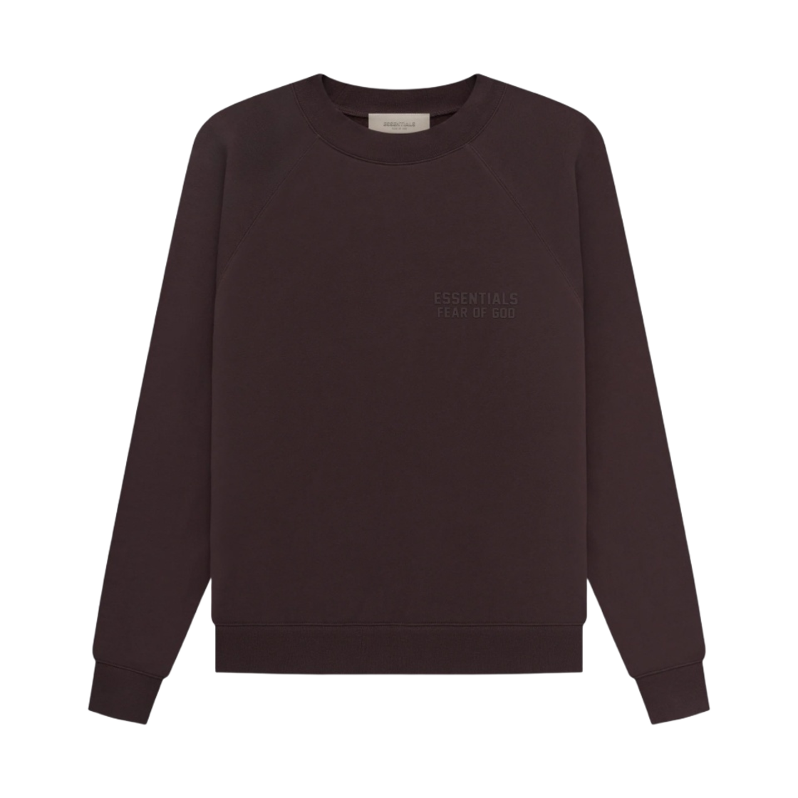에센셜 크루넥 스웨트셔츠 플럼 - 23SS(Essentials Crewneck Sweatshirt Plum - 23SS) - 1