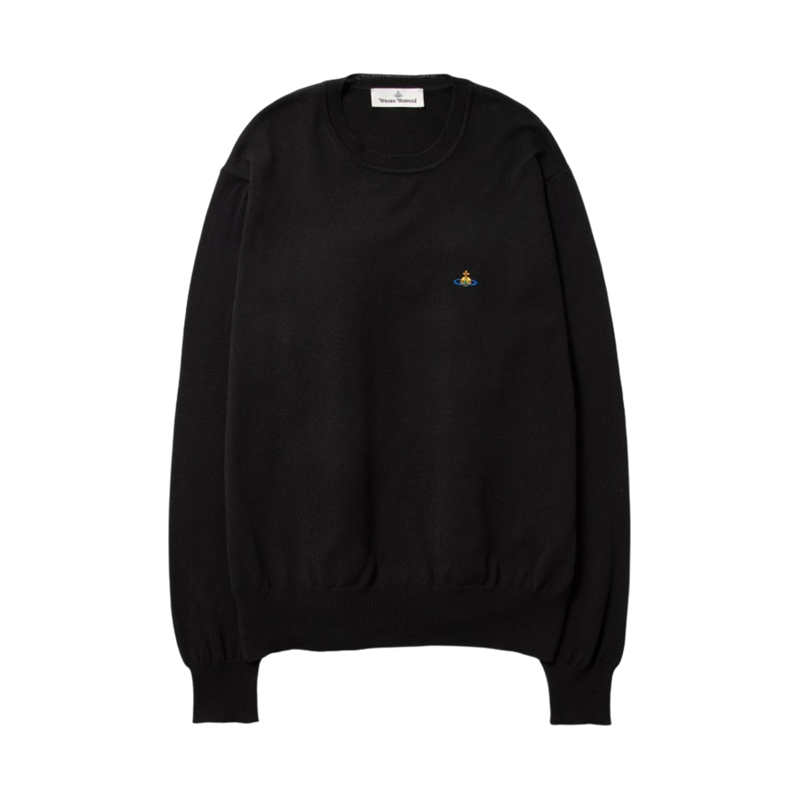 2701000C-Y000E-N401 Vivienne Westwood Round Neck Knit Black