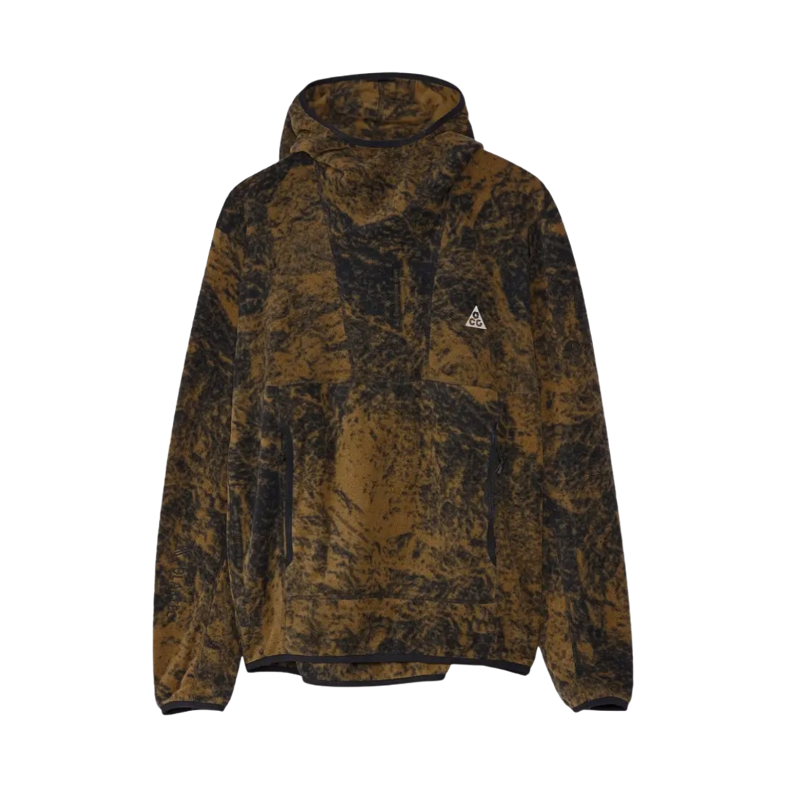 나이키 ACG 써마핏 울프 트리 플리스 올오버 프린트 풀오버 후드 헤이즐 러쉬 블랙 - US/EU(Nike ACG Therma-Fit Wolf Tree Fleece Allover Print Pullover Hoodie Hazel Rush Black - US/EU) - 1
