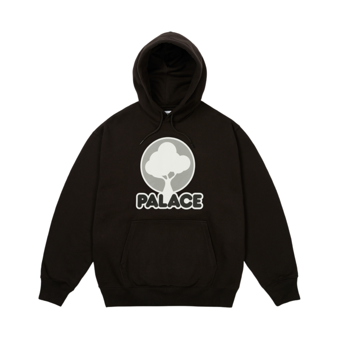 - Palace Evergreen Hood Black - 25SS